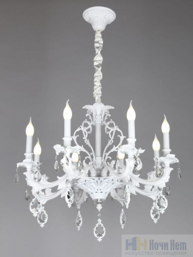Люстра подвесная Omnilux Senis OML-74713-08, раздел каталога Хрустальные люстры интернет-магазина Ночи Нет