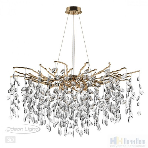 Люстра Odeon Light Delica 4969/12, раздел каталога Хрустальные люстры интернет-магазина Ночи Нет