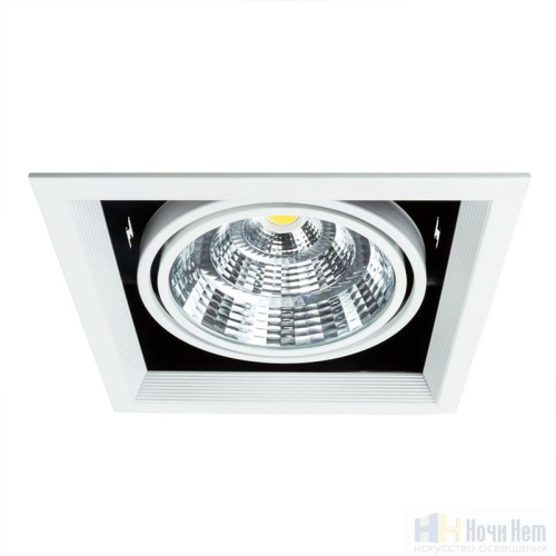 Светильник встраиваемый Arte Lamp Merga A8450PL-1WH, раздел каталога Поворотные точечные светильники интернет-магазина Ночи Нет