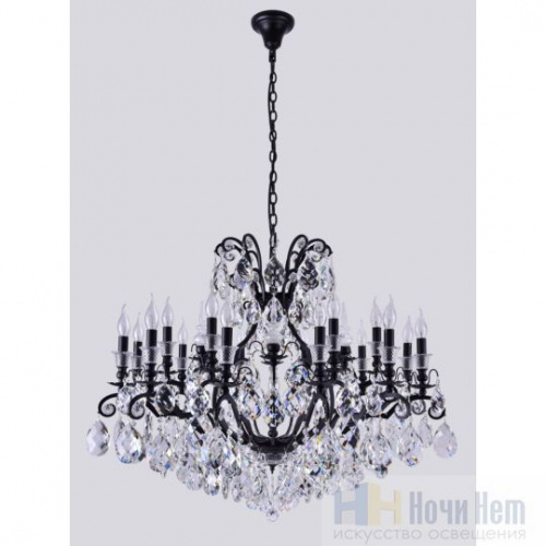 Люстра Crystal Lux Magnifico SP19 Black/transparent, раздел каталога Большие люстры интернет-магазина Ночи Нет