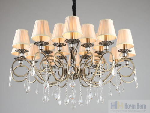 Люстра подвесная Omnilux Mezzano OML-79113-18, раздел каталога Большие люстры интернет-магазина Ночи Нет