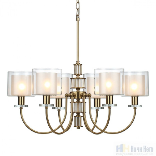 Люстра Odeon Light Saga 5088/6, раздел каталога Люстры с плафонами интернет-магазина Ночи Нет