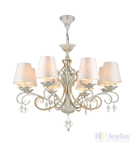 Люстра подвесная Maytoni Monile ARM004-06-W, раздел каталога Люстры с абажурами интернет-магазина Ночи Нет