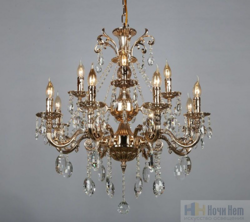 Люстра подвесная Omnilux Aosta OML-78903-12, раздел каталога Хрустальные люстры интернет-магазина Ночи Нет