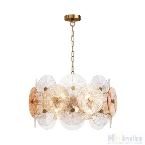 Люстра Maytoni Aster MOD007PL-08G, раздел каталога Стеклянные люстры интернет-магазина Ночи Нет