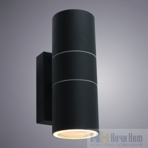 Уличный светильник Arte Lamp Mistero A3302AL-2BK, раздел каталога Настенные уличные светильники интернет-магазина Ночи Нет