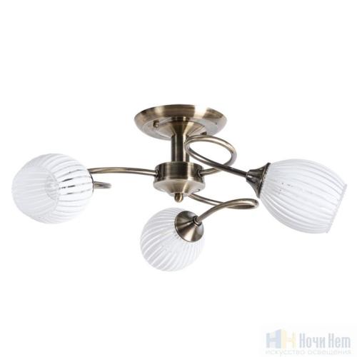 Люстра Arte Lamp Arya A2941PL-3AB, раздел каталога Люстры с плафонами интернет-магазина Ночи Нет