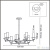 Люстра Lumion Madonna 6554/9C, раздел каталога Люстры с плафонами интернет-магазина Ночи Нет