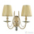 Бра Crystal Lux VICTORIA AP2 GOLD/AMBER, количество ламп - 2, площадь освещения - 6 кв.м Бра Crystal Lux VICTORIA AP2 GOLD/AMBER, раздел каталога Хрустальные бра интернет-магазина Ночи Нет