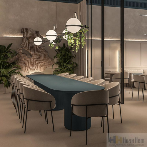 Люстра Loft IT Jardin 10121/C Dark grey, раздел каталога Светодиодные люстры интернет-магазина Ночи Нет