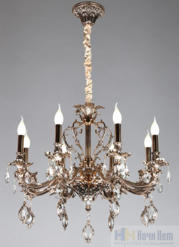 Люстра подвесная Omnilux Senis OML-74703-08, раздел каталога Хрустальные люстры интернет-магазина Ночи Нет