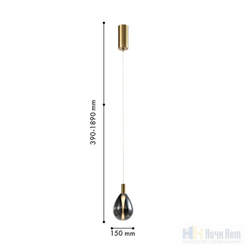 Светильник подвесной Favourite Hopper 4255-1P, раздел каталога Подвесы 1 лампа интернет-магазина Ночи Нет