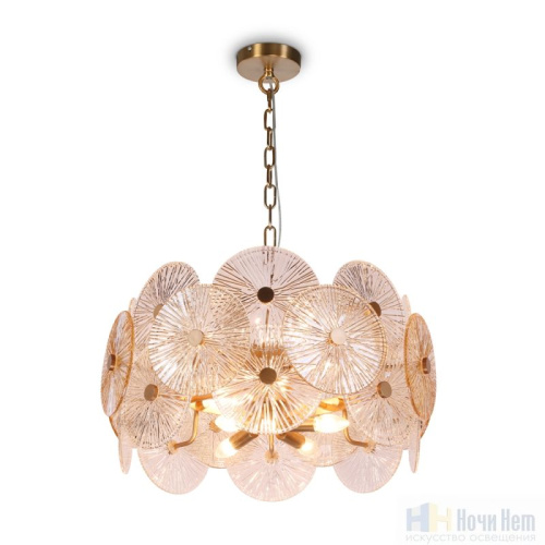 Люстра Maytoni Aster MOD007PL-08G, раздел каталога Стеклянные люстры интернет-магазина Ночи Нет