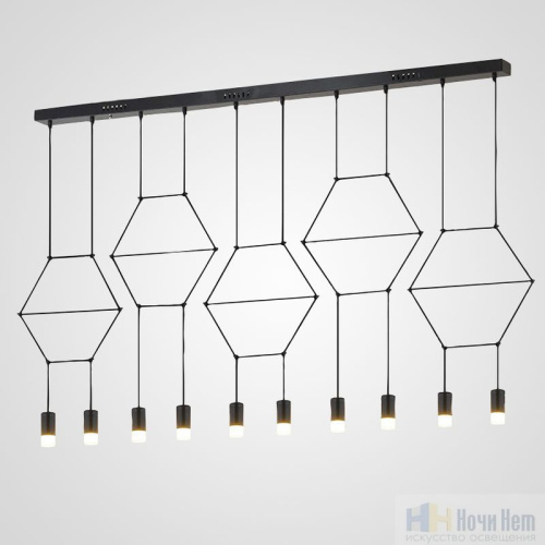 Светильник подвесной ImperiumLoft Wireflow 74888-22, раздел каталога Подвесы 4 лампы и больше интернет-магазина Ночи Нет