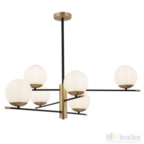 Люстра Maytoni Nostalgia MOD048PL-06G, раздел каталога Люстры с плафонами интернет-магазина Ночи Нет