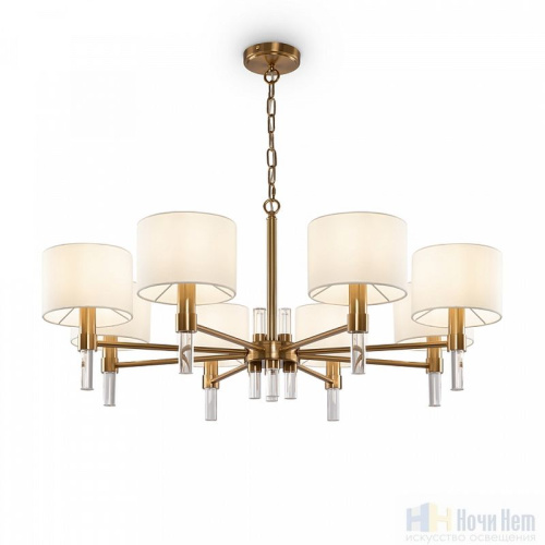 Люстра Freya Lino FR5186PL-08BS, раздел каталога Люстры с абажурами интернет-магазина Ночи Нет