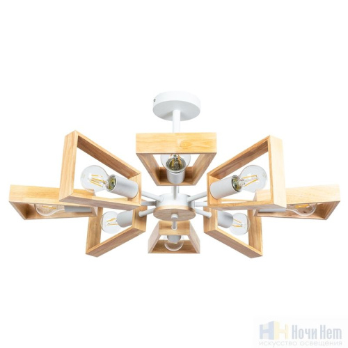 Люстра Arte Lamp Brussels A8030PL-8WH, раздел каталога Деревянные люстры интернет-магазина Ночи Нет