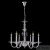 Люстра Crystal Lux ARABESQUE SP6 CHROME 1092/306, раздел каталога Стеклянные люстры интернет-магазина Ночи Нет
