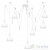 Люстра Lightstar Acrobata 761076, количество ламп - 7, площадь освещения - 17,5 кв.м Люстра Lightstar Acrobata 761076, раздел каталога Люстры с плафонами интернет-магазина Ночи Нет