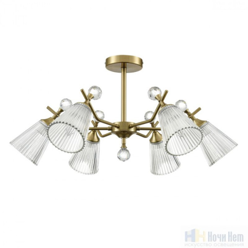 Люстра Lumion Aurica 8046/6C, раздел каталога Люстры с плафонами интернет-магазина Ночи Нет