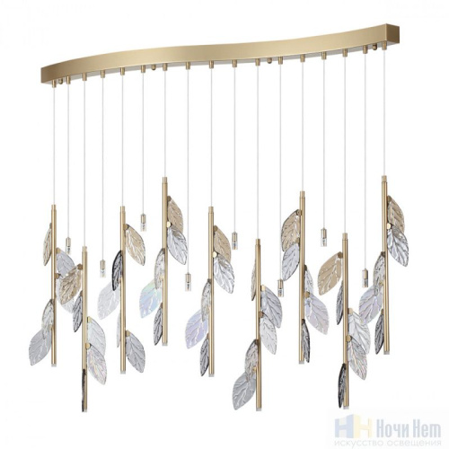 Люстра Odeon Light Listva 5445/17, раздел каталога Стеклянные люстры интернет-магазина Ночи Нет