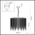 Люстра Odeon Light Chokka 5028/9, количество ламп - 9, площадь освещения - 18 кв.м Люстра Odeon Light Chokka 5028/9, раздел каталога Хрустальные люстры интернет-магазина Ночи Нет