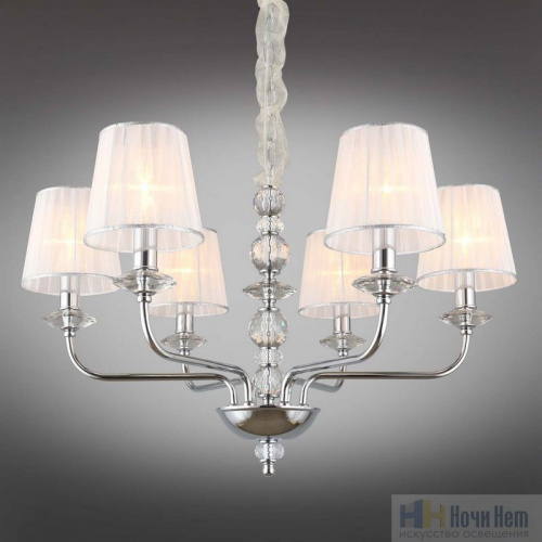 Люстра Omnilux Camino OML-84903-06, раздел каталога Люстры с абажурами интернет-магазина Ночи Нет