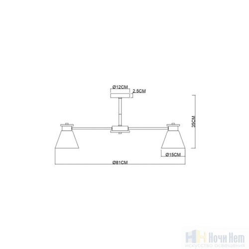 Люстра Arte Lamp Tyler A1031PL-8WH, раздел каталога Люстры с плафонами интернет-магазина Ночи Нет