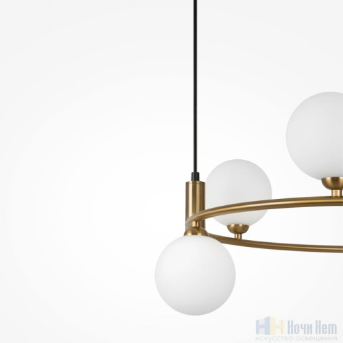 Люстра Maytoni Ring MOD013PL-06BS1, раздел каталога Люстры с плафонами интернет-магазина Ночи Нет