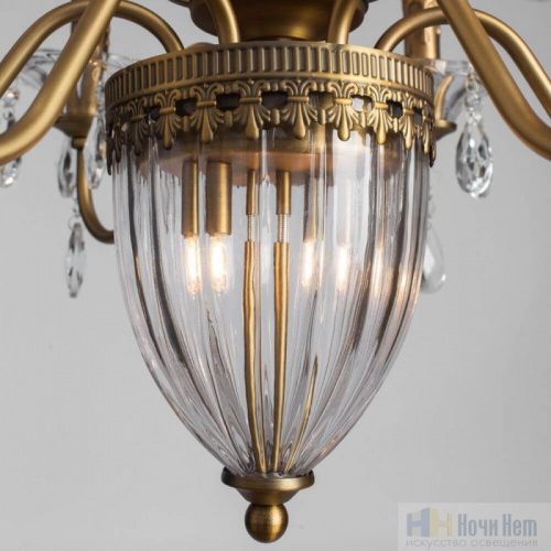 Люстра Arte Lamp Schelenberg A4410LM-6-2SR, раздел каталога Хрустальные люстры интернет-магазина Ночи Нет