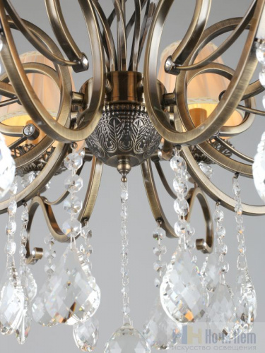 Люстра подвесная Omnilux Mezzano OML-79113-08, раздел каталога Люстры с абажурами интернет-магазина Ночи Нет