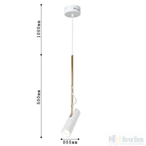 Светильник подвесной Favourite Tube 2108-1P, раздел каталога Подвесы 1 лампа интернет-магазина Ночи Нет